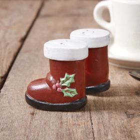 Santa's Boots Salt & Pepper Shakers