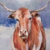 Texas Longhorn Wall Art - Rustic Western Decor for Home or Office