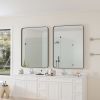 Wall Mirror 30x40 Inch Black Rectangular Mirror