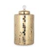 Exquisite Gold Ginger Jar with Removable Lid