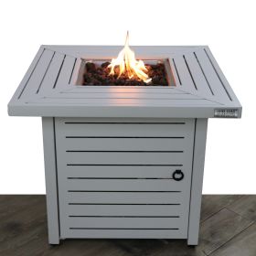 25" H x 30" W Steel Propane/Natural Gas Fire Pit Table