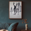 Hand Made Stippling art Gallery The Spotted Stag – Stippled Deer