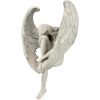 1pcs Sorrow Angel Statue Crafts; Pure White Love Angle With Wings Sculpture Ornaments; For Home Decor Bedroom Office Garden Tabletop