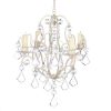 Ivory Baroque Candle Chandelier