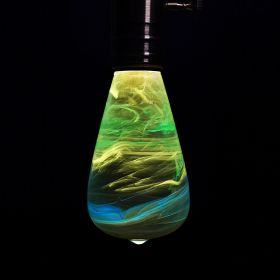 EP LIGHT Resin Wood Table Lamp, Ambient Night Lights, Birthday Gifts, Creative Lighting (Color: Bulb wood base)