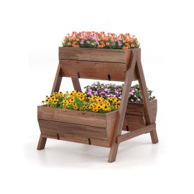 Yard Multi Usage Garden bed with Wooden Planter (Type: Style A, Color: As pic show)