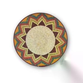 Bohemian Decor Wall Hanging Handwoven Boho Decor Plate Sunburst (Pieces: 1 Piece B2C)