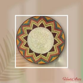 Bohemian Decor Wall Hanging Handwoven Boho Decor Plate Sunburst (Pieces: 15 Pieces B2B)